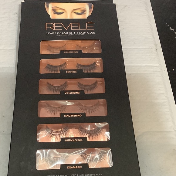 6 Pairs of Lashes + 1 Lash Glue - Picture 1 of 5
